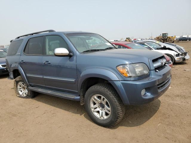 5TDBT48A77S282830 - 2007 TOYOTA SEQUOIA LIMITED BLUE photo 4