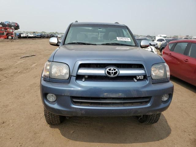 5TDBT48A77S282830 - 2007 TOYOTA SEQUOIA LIMITED BLUE photo 5