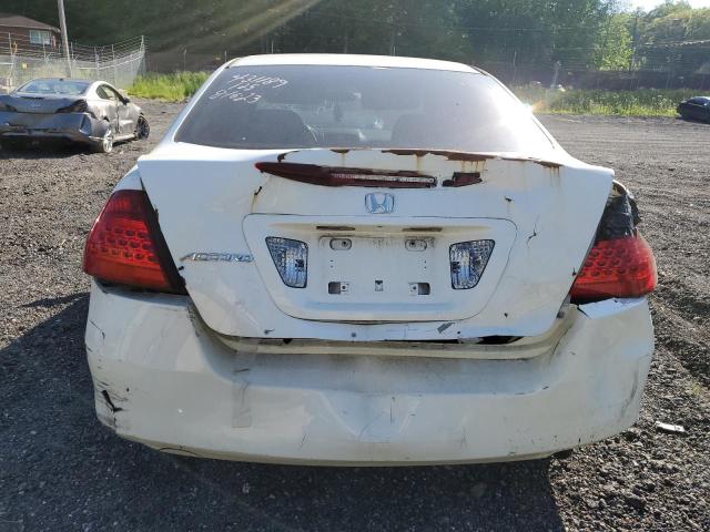 1HGCM56436A177512 - 2006 HONDA ACCORD LX WHITE photo 6