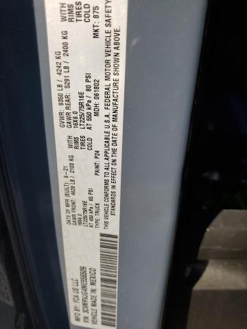 3C6MRVJG4ME556509 - 2021 RAM PROMASTER 3500 HIGH ლურჯი ფოტო 13