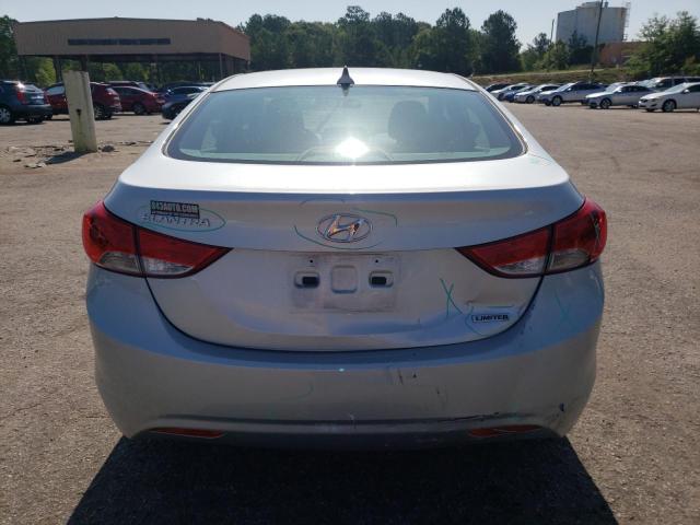 5NPDH4AE8DH159935 - 2013 HYUNDAI ELANTRA GLS SILVER photo 6