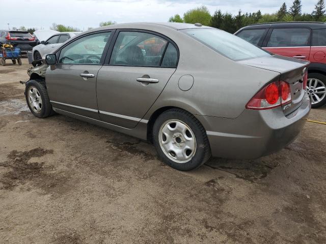 2HHFD56768H200336 - 2008 ACURA CSX TECHNOLOGY GRAY photo 2