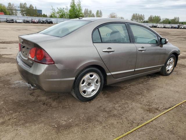 2HHFD56768H200336 - 2008 ACURA CSX TECHNOLOGY GRAY photo 3