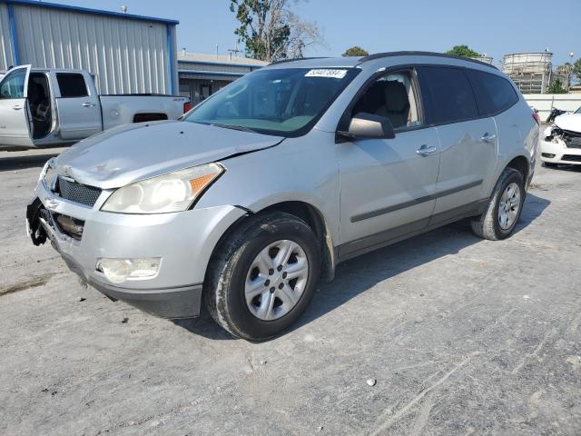 1GNKRFED5BJ233051 - 2011 CHEVROLET TRAVERSE LS SILVER photo 1