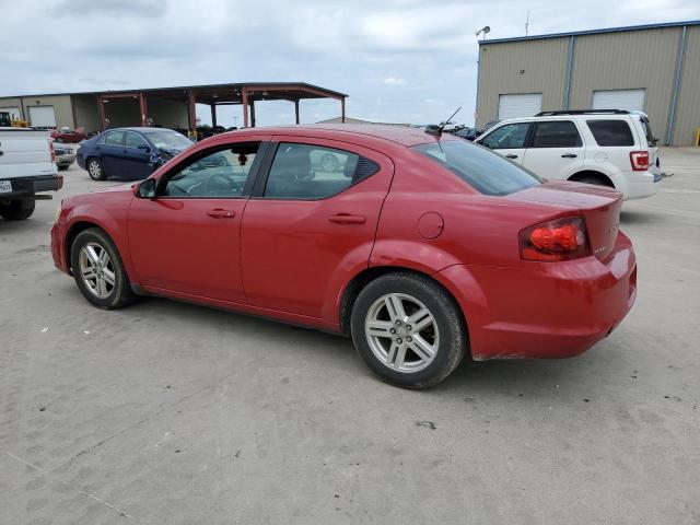 1C3CDZCB9CN213995 - 2012 DODGE AVENGER SXT RED photo 2