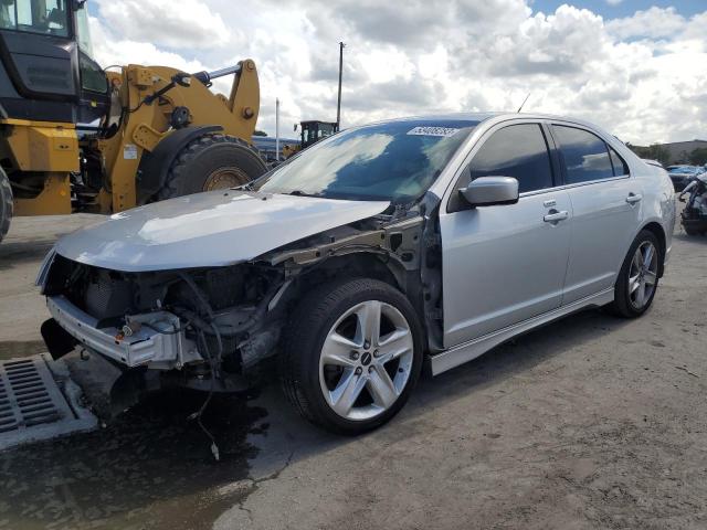 3FAHP0DC7AR216888 - 2010 FORD FUSION SPORT SILVER photo 1