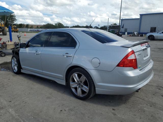 3FAHP0DC7AR216888 - 2010 FORD FUSION SPORT SILVER photo 2