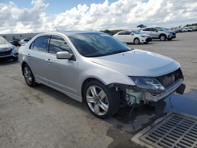 3FAHP0DC7AR216888 - 2010 FORD FUSION SPORT SILVER photo 4