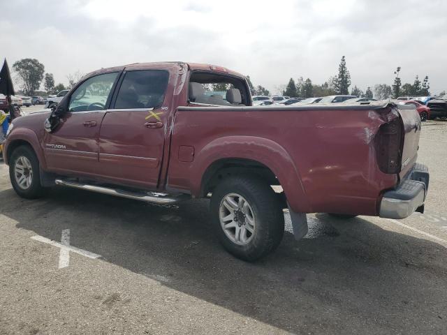 5TBET34164S453083 - 2004 TOYOTA TUNDRA DOUBLE CAB SR5 BURGUNDY photo 2