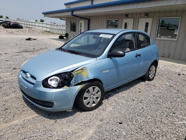 KMHCM36C99U114035 - 2009 HYUNDAI ACCENT GS BLUE photo 1