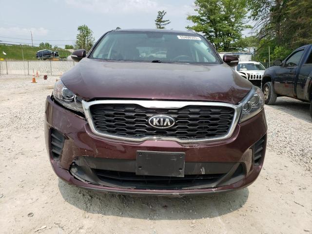 5XYPGDA38KG552059 - 2019 KIA SORENTO L MAROON photo 5