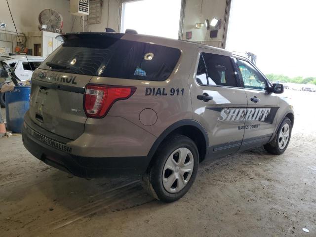 1FM5K8AR3KGA64955 - 2019 FORD EXPLORER POLICE INTERCEPTOR 金色 照片 3