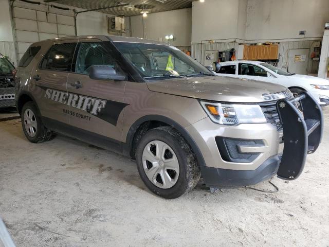 1FM5K8AR3KGA64955 - 2019 FORD EXPLORER POLICE INTERCEPTOR 金色 照片 4