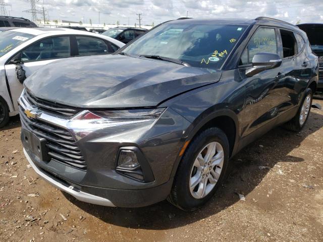 3GNKBBRA3KS657548 - 2019 CHEVROLET BLAZER 1LT GRAY photo 2