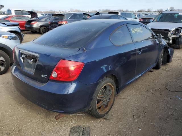 JTKDE167X70178188 - 2007 TOYOTA SCION TC BLUE photo 4