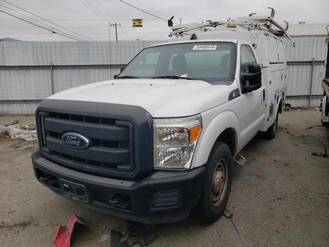 1FDRF3A67DEB92323 - 2013 FORD F350 SUPER DUTY WHITE photo 1