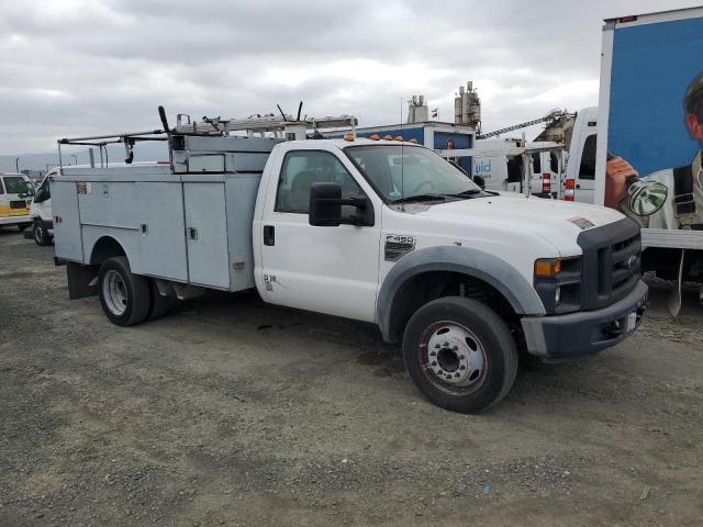 1FD4F46Y68EB69101 - 2008 FORD F450 SUPER DUTY WHITE photo 4