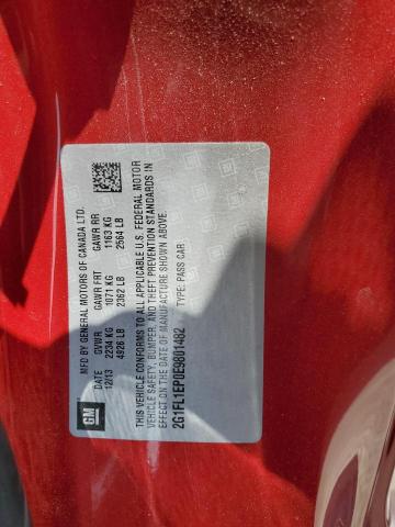 2G1FL1EP0E9801482 - 2014 CHEVROLET CAMARO ZL1 红色 照片 12