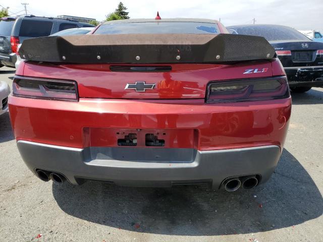 2G1FL1EP0E9801482 - 2014 CHEVROLET CAMARO ZL1 红色 照片 6