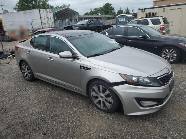 KNAGR4A68B5119674 - 2011 KIA OPTIMA SX SILVER photo 4