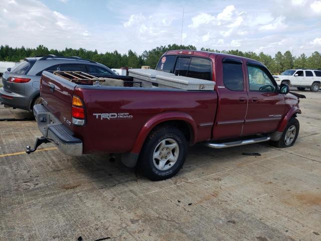 5TBBT4812YS125880 - 2000 TOYOTA TUNDRA ACCESS CAB LIMITED RED photo 3