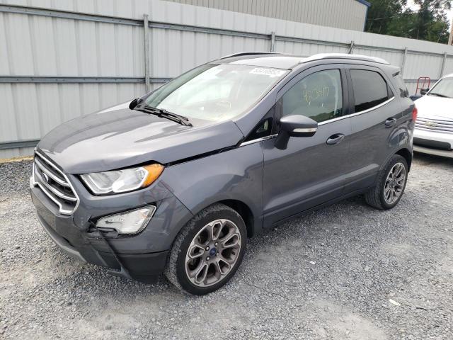 MAJ3S2KE6KC291493 - 2019 FORD ECOSPORT TITANIUM GRAY photo 2