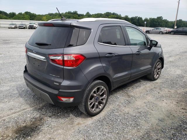 MAJ3S2KE6KC291493 - 2019 FORD ECOSPORT TITANIUM GRAY photo 4