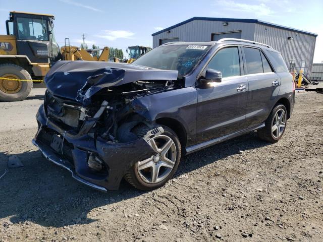 4JGDA5GB9GA694528 - 2016 MERCEDES-BENZ GLE 400 4MATIC BLUE photo 1