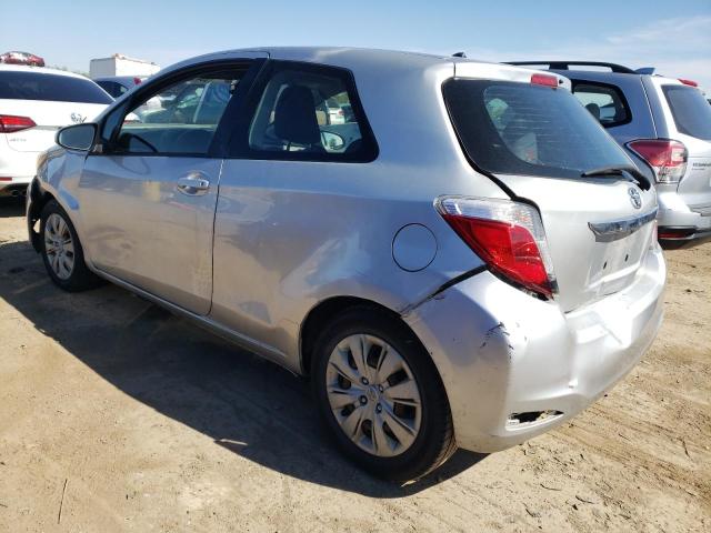 JTDJTUD38ED590844 - 2014 TOYOTA YARIS SILVER photo 2