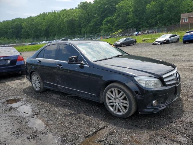 WDDGF54X08F039610 - 2008 MERCEDES-BENZ C 300 BLACK photo 4