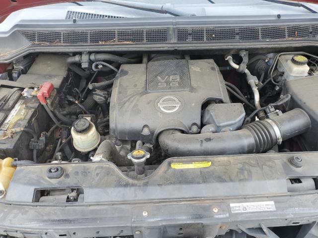 1N6BA0EDXBN300827 - 2011 NISSAN TITAN S RED photo 11