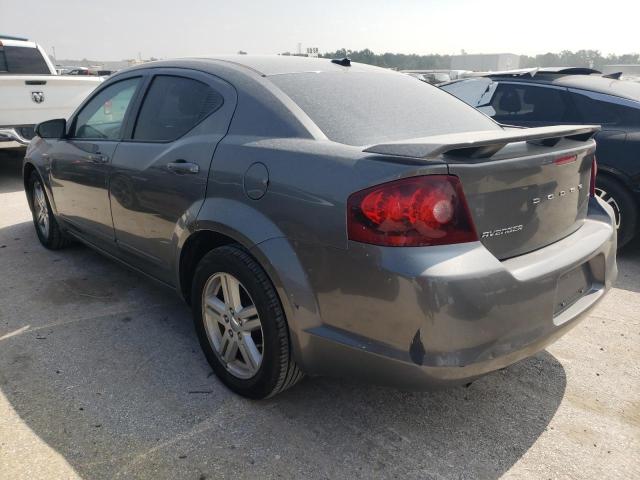 1C3CDZCG7DN666722 - 2013 DODGE AVENGER SXT GRAY photo 2