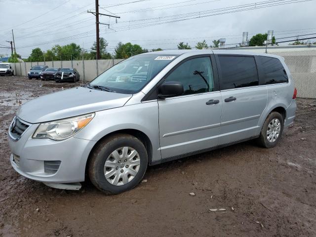 2C4RVAAG4CR120498 - 2012 VOLKSWAGEN ROUTAN S SILVER photo 1