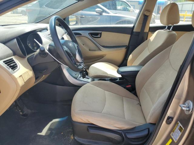 5NPDH4AE6DH438462 - 2013 HYUNDAI ELANTRA GLS GOLD photo 7