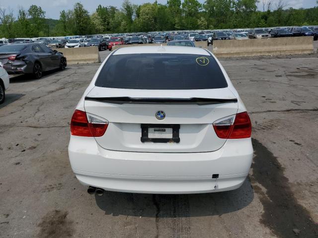 WBAVC935X7KX54320 - 2007 BMW 328 XI WHITE photo 6