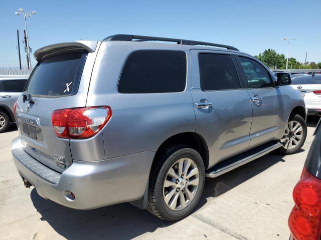 5TDJW5G17AS034482 - 2010 TOYOTA SEQUOIA LIMITED SILVER photo 3
