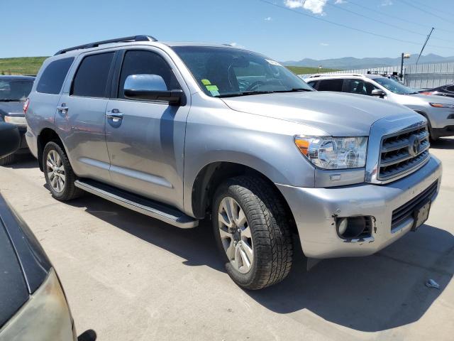 5TDJW5G17AS034482 - 2010 TOYOTA SEQUOIA LIMITED SILVER photo 4