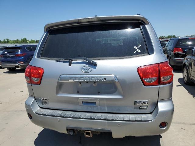 5TDJW5G17AS034482 - 2010 TOYOTA SEQUOIA LIMITED SILVER photo 6