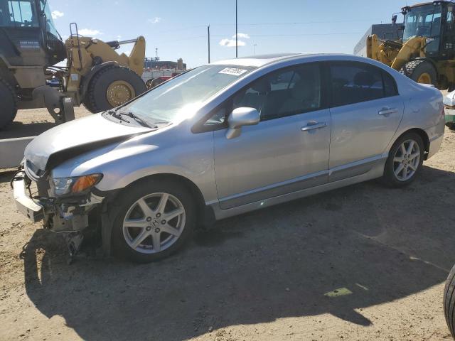 2HGFA16578H114389 - 2008 HONDA CIVIC LX SILVER photo 1