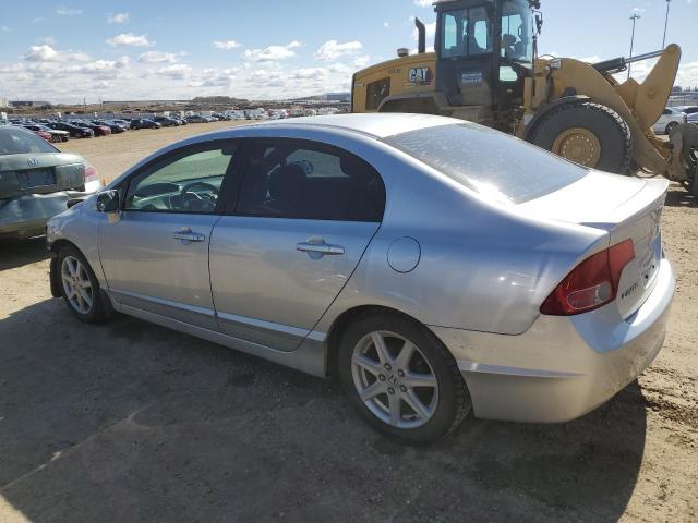 2HGFA16578H114389 - 2008 HONDA CIVIC LX SILVER photo 2