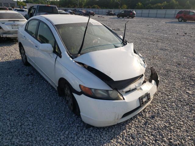 1HGFA16537L094367 - 2007 HONDA CIVIC LX WHITE photo 1