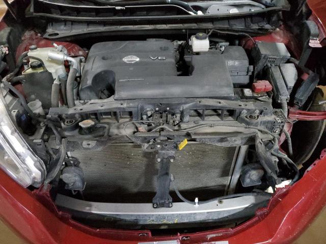 5N1AZ2MH1JN188050 - 2018 NISSAN MURANO S RED photo 12