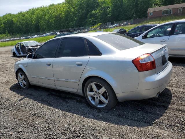 WAULC68E35A121191 - 2005 AUDI A4 1.8T QUATTRO SILVER photo 2