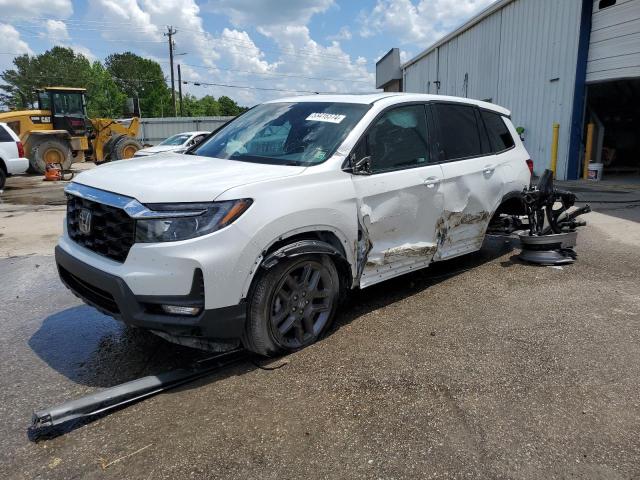 5FNYF7H51NB004058 - 2022 HONDA PASSPORT EXL WHITE photo 1