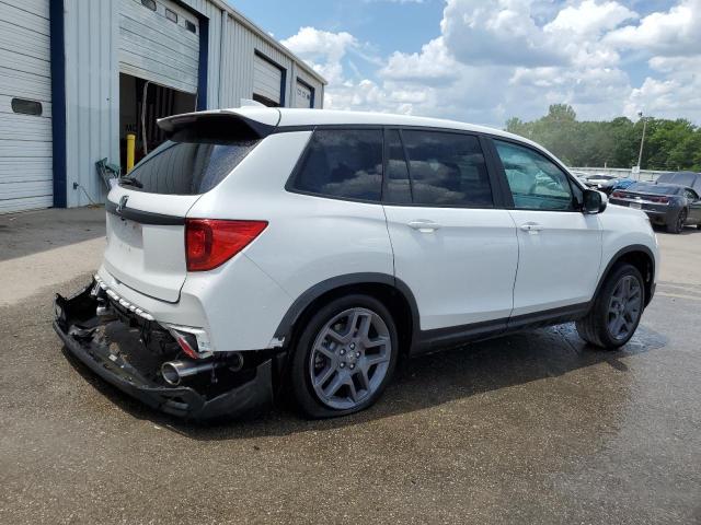 5FNYF7H51NB004058 - 2022 HONDA PASSPORT EXL WHITE photo 3