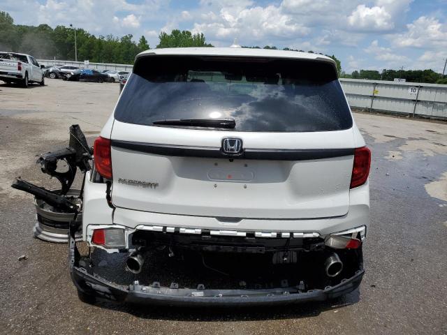 5FNYF7H51NB004058 - 2022 HONDA PASSPORT EXL WHITE photo 6