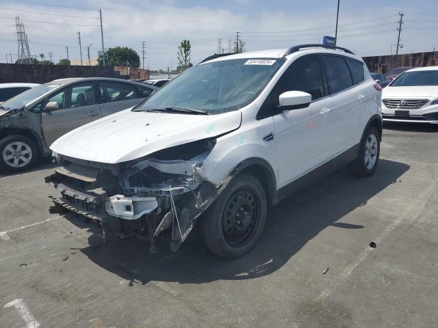 1FMCU0GX4EUE27052 - 2014 FORD ESCAPE SE WHITE photo 1