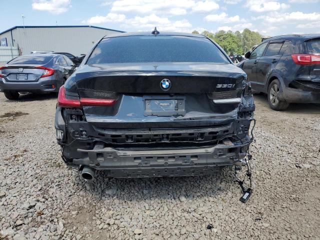 3MW5R1J06M8B97961 - 2021 BMW 330I BLACK photo 6