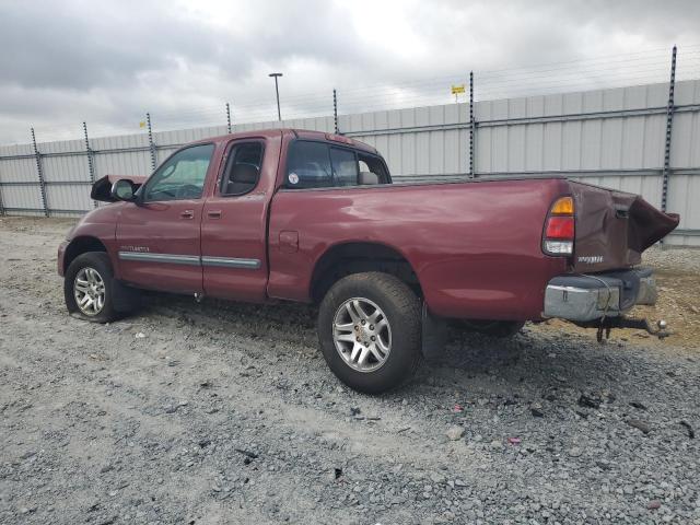 5TBRN34153S431697 - 2003 TOYOTA TUNDRA ACCESS CAB SR5 BURGUNDY photo 2