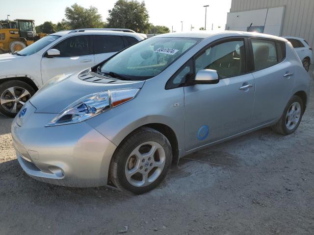 JN1AZ0CP4CT016730 - 2012 NISSAN LEAF SV SILVER photo 1